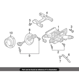 Power Steering Wheel Column Assembly & Ignition Module Audi A6 2016-2018 OE