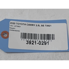 2018-2021 TOYOTA CAMRY 2.5L Engine Motor Exhaust EGR Valve OEM