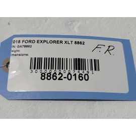 FORD EXPLORER 2016-2019 FRONT RIGHT PASSENGER DOOR SILL SCUFF PLATE TRIM OEM FORD EXPLORER 2016-2019 FRONT RIGHT PASSENGER DOOR SILL SCUFF PLATE TRIM OEM