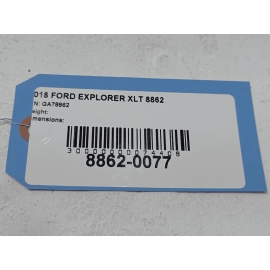 2016-19 FORD EXPLORER FRONT PASSENGER SIDE A PILLAR MIDDLE COVER TRIM PANEL OEM 2016-19 FORD EXPLORER FRONT PASSENGER SIDE A PILLAR MIDDLE COVER TRIM PANEL OEM