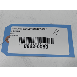 FORD EXPLORER 16 - 19 REAR PASSENGER C PILLAR UPPER QUARTER COVER TRIM PANEL OEM