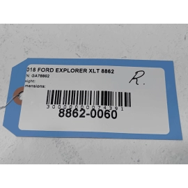 FORD EXPLORER 16 - 19 REAR PASSENGER C PILLAR UPPER QUARTER COVER TRIM PANEL OEM FORD EXPLORER 16 - 19 REAR PASSENGER C PILLAR UPPER QUARTER COVER TRIM PANEL OEM