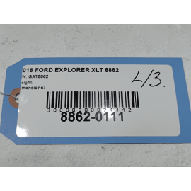 FORD EXPLORER 16-19 REAR 3RD ROW DRIVER SIDE SEAT BELT SEATBELT RETRACTOR OEM