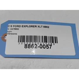 2016-2019 FORD EXPLORER REAR TRUNK DRIVER SIDE QUARTER PANEL TRIM COVER OEM 2016-2019 FORD EXPLORER REAR TRUNK DRIVER SIDE QUARTER PANEL TRIM COVER OEM