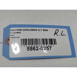 2011 - 2019 FORD EXPLORER REAR DRIVER SIDE QUARTER WHEEL ARCH FLARE MOLDING OEM 2011 - 2019 FORD EXPLORER REAR DRIVER SIDE QUARTER WHEEL ARCH FLARE MOLDING OEM