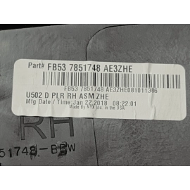 2016-19 FORD EXPLORER REAR PASSENGER SIDE D PILLAR UPPER QUARTER TRIM COVER OEM 2016-19 FORD EXPLORER REAR PASSENGER SIDE D PILLAR UPPER QUARTER TRIM COVER OEM