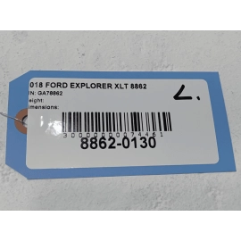 2016-2019 FORD EXPLORER REAR DRIVER SIDE D PILLAR UPPER QUARTER TRIM COVER OEM 2016-2019 FORD EXPLORER REAR DRIVER SIDE D PILLAR UPPER QUARTER TRIM COVER OEM