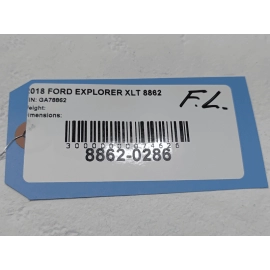 2016-2019 FORD EXPLORER AWD 3.5L FRONT DRIVER SHOCK ABSORBER STRUT & SPRING OEM 2016-2019 FORD EXPLORER AWD 3.5L FRONT DRIVER SHOCK ABSORBER STRUT & SPRING OEM