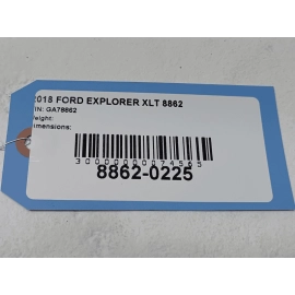 2016-2019 FORD EXPLORER FRONT LEFT DRIVER SIDE FENDER COVER PANEL OEM FT BLUE 2016-2019 FORD EXPLORER FRONT LEFT DRIVER SIDE FENDER COVER PANEL OEM FT BLUE