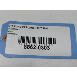 2016-2019 FORD EXPLORER FRONT RIGHT PASSENGER SIDE FENDER COVER PANEL OEM FT BLU 2016-2019 FORD EXPLORER FRONT RIGHT PASSENGER SIDE FENDER COVER PANEL OEM FT BLU