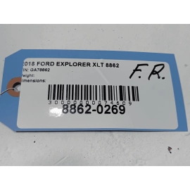 2016-2019 FORD EXPLORER FRONT RIGHT PASSENGER SIDE FENDER LINER SPLASHGUARD OEM 2016-2019 FORD EXPLORER FRONT RIGHT PASSENGER SIDE FENDER LINER SPLASHGUARD OEM