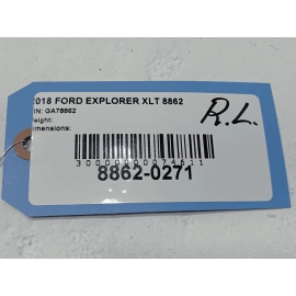 2016-2019 FORD EXPLORER REAR LEFT DRIVER SIDE FENDER LINER SPLASHGUARD OEM 2016-2019 FORD EXPLORER REAR LEFT DRIVER SIDE FENDER LINER SPLASHGUARD OEM