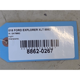 16-19 FORD EXPLORER XLT REAR SECOND & 3RD ROW FLOOR CARPET LINER INSULATION OEM 16-19 FORD EXPLORER XLT REAR SECOND & 3RD ROW FLOOR CARPET LINER INSULATION OEM