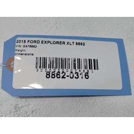 FORD EXPLORER REAR BUMPER LEFT DRIVER SIDE TOW HOOK & SUPPORT 2011 - 2019 OEM