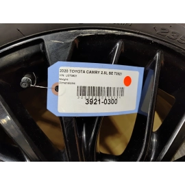 2018-2020 Toyota Camry Alloy Wheel Rim 18x8J w/Tire 235/45 R18 Black OEM