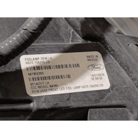 2018-19 FORD EXPLORER XLT FRONT BUMPER COVER W/ FOG LAMP & PARKING SENSOR OEM FT 2018-19 FORD EXPLORER XLT FRONT BUMPER COVER W/ FOG LAMP & PARKING SENSOR OEM FT