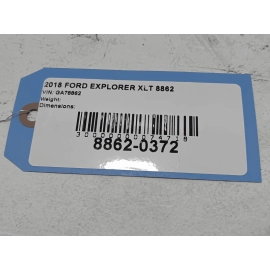 2018-19 FORD EXPLORER XLT FRONT BUMPER COVER W/ FOG LAMP & PARKING SENSOR OEM FT 2018-19 FORD EXPLORER XLT FRONT BUMPER COVER W/ FOG LAMP & PARKING SENSOR OEM FT