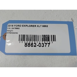 2011-2019 FORD EXPLORER REAR LEFT DRIVER SIDE DOOR SHELL PANEL OEM FT BLUE