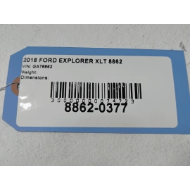 2011-2019 FORD EXPLORER REAR LEFT DRIVER SIDE DOOR SHELL PANEL OEM FT BLUE