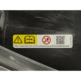 16-2019 FORD EXPLORER TAILGATE LIFTGATE BACK DOOR ROOF SPOILER W/ LIGHT *FT* OEM