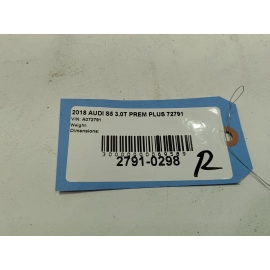 2018-2019 Audi A5 Sportback Right Passenger Side Rocker Molding Panel Gray OEM