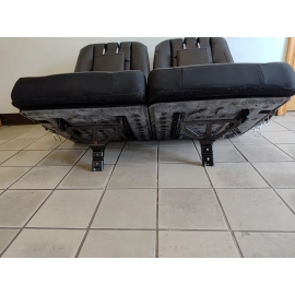 2016-19 Ford Explorer XLT Rear Third Row Leather Manual Fold Seat Set OEM Black