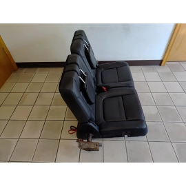 2016-19 Ford Explorer XLT Rear Third Row Leather Manual Fold Seat Set OEM Black