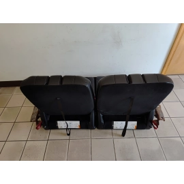 2016-19 Ford Explorer XLT Rear Third Row Leather Manual Fold Seat Set OEM Black