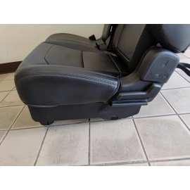16-19 Ford Explorer XLT Second Row Driver Side Complete Leather Seat OEM Black