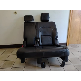 16-19 Ford Explorer XLT Second Row Driver Side Complete Leather Seat OEM Black