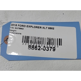 2011-2019 FORD EXPLORER FRONT LEFT DRIVER SIDE DOOR SHELL PANEL FT BLUE OEM