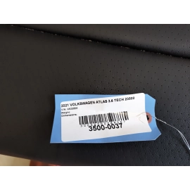 2021 Volkswagen Atlas Rear Second Row Split Seat w/Headrest Black Leather OEM