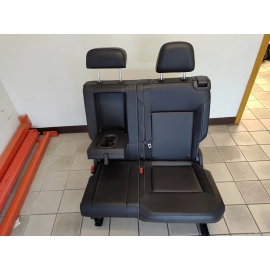 2021 Volkswagen Atlas Rear Second Row Split Seat w/Headrest Black Leather OEM