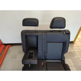 2021 Volkswagen Atlas Rear Second Row Split Seat w/Headrest Black Leather OEM