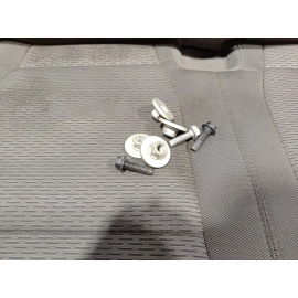 2017-2018 Ford F-150 Rear Second Row Split Seat w/Headrest Cloth Gray OEM