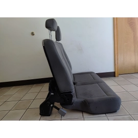 2017-2018 Ford F-150 Rear Second Row Split Seat w/Headrest Cloth Gray OEM