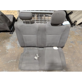 2017-2018 Ford F-150 Rear Second Row Split Seat w/Headrest Cloth Gray OEM