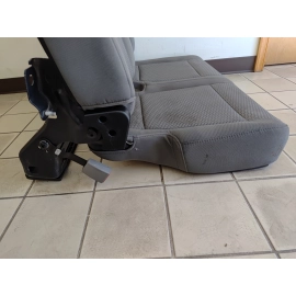 2017-2018 Ford F-150 Rear Second Row Split Seat w/Headrest Cloth Gray OEM
