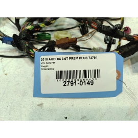 2018 AUDI S5 PREMIUM DASH DASHBOARD INSTRUMENT PANEL WIRE WIRING HARNESS OEM