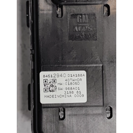 2024-2025 BUICK ENVISTA FRONT DRIVER DOOR PANEL MASTER WINDOW CONTROL SWITCH OEM