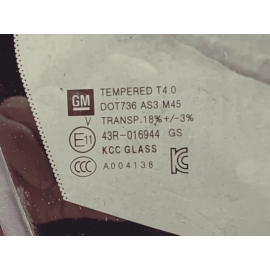 2024 BUICK ENVISTA REAR PASSENGER SIDE DOOR WINDOW GLASS RUN CHANNEL SEAL OEM