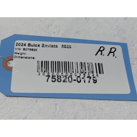 2024 BUICK ENVISTA REAR PASSENGER SIDE DOOR WINDOW GLASS RUN CHANNEL SEAL OEM