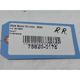 24-25 BUICK ENVISTA REAR PASSENGER DOOR WINDOW INNER BELT WEATHERSTRIP SEAL OEM