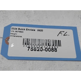 2024-2025 BUICK ENVISTA FRONT LEFT SIDE DOORWAY WEATHERSTRIP SEAL RUBBER OEM