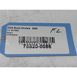 2024-2025 BUICK ENVISTA FRONT LEFT DRIVER SIDE DOOR WINDOW BELT MOLDING OEM