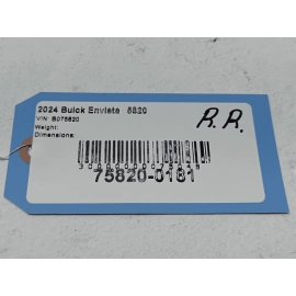 2024 - 2025 BUICK ENVISTA REAR PASSENGER SIDE DOOR WINDOW BLACK TINT GLASS OEM