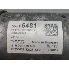 2024-2025 BUICK ENVISTA 1.2L L3 ENGINE STARTER MOTOR 12V OEM