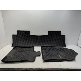 2017-2020 Acura MDX All Season 1 & 2 Row Rubber Floor Mats Set Of 3 Black OEM