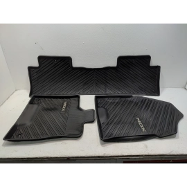 2017-2020 Acura MDX All Season 1 & 2 Row Rubber Floor Mats Set Of 3 Black OEM