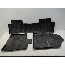 2017-2020 Acura MDX All Season 1 & 2 Row Rubber Floor Mats Set Of 3 Black OEM